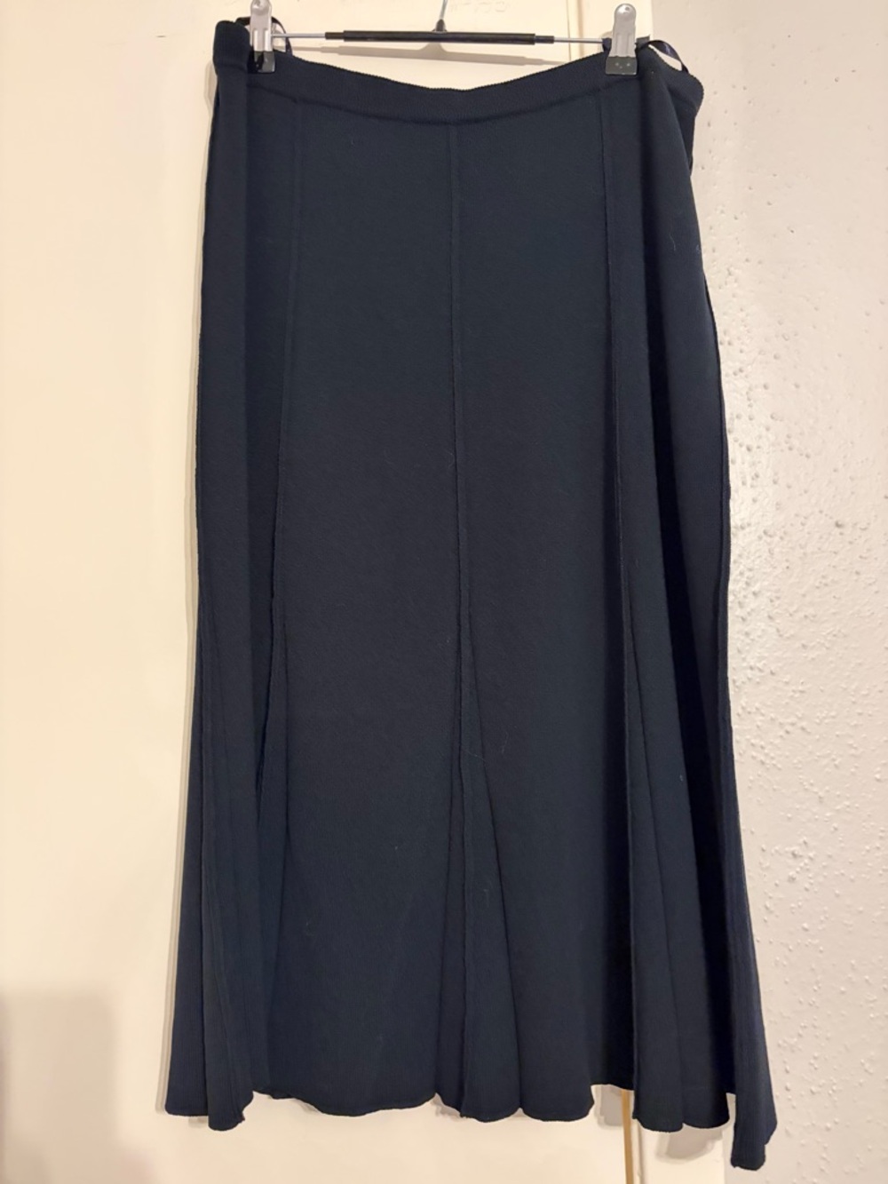 Bloomingdale's Black Knit Maxi Skirt